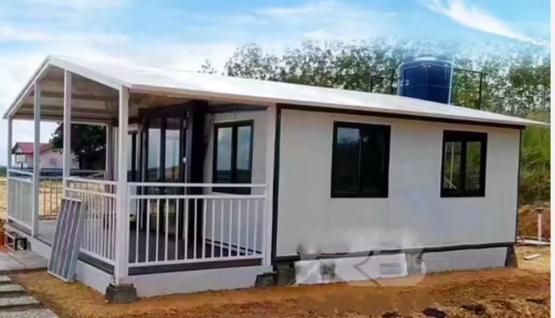 Maison Pliable STANDING Spécial Polynésie + deck + sur-toiture